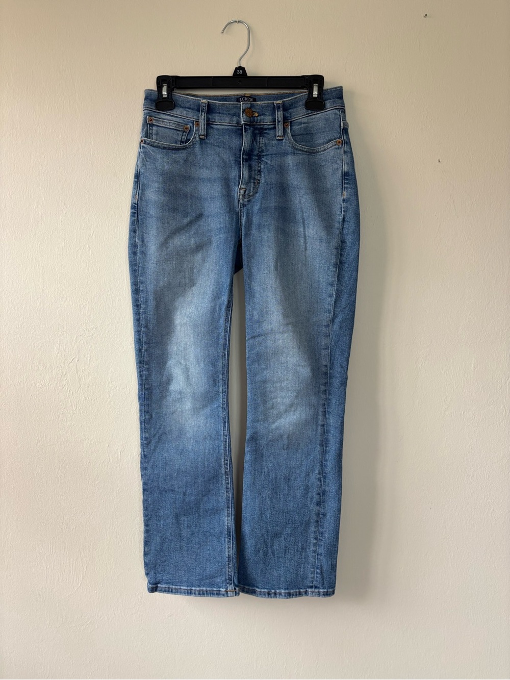 J Crew Mid Rise Flare Crop Jeans Size 26 Style #CB365